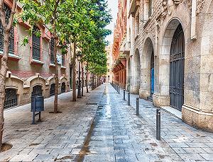 Пазл Lais Puzzle Живописная улица в Ла-Рибера, Барселона, Каталония, Испания 1000 деталей synthetic.ua - Фото 1