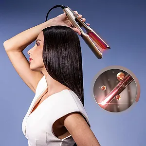 Выпрямитель Cecotec Lisse i-Twerk Max Инфракрасная и ионная технология Вибрирующие XL пластины Керамика Турмалин 160-230°C Дисплей Антифриз synthetic.ua - Фото 1