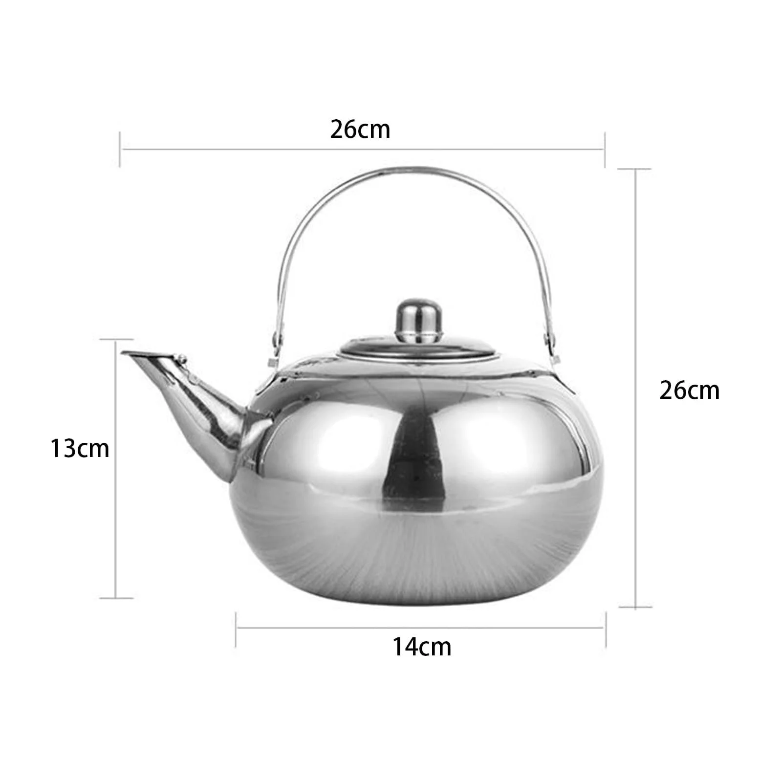 Чайник-заварник Toolzia 2.3L Нержавіюча сталь Срібний, фото №2