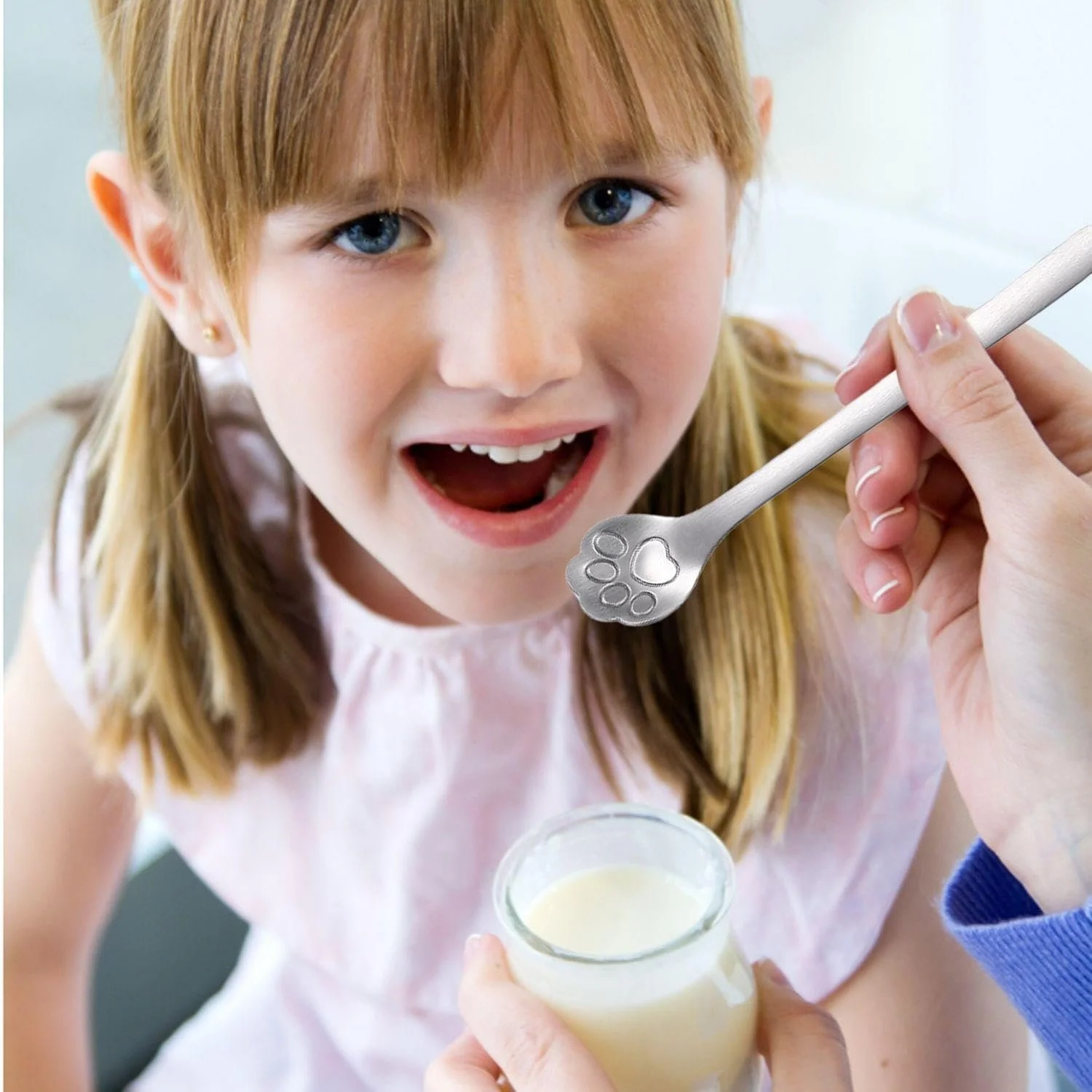 Ложка Cat Paw Brandless 2 шт, Ложка Dog Paw Brandless 2 шт, нержавеющая сталь, милые столовые приборы, фото №5