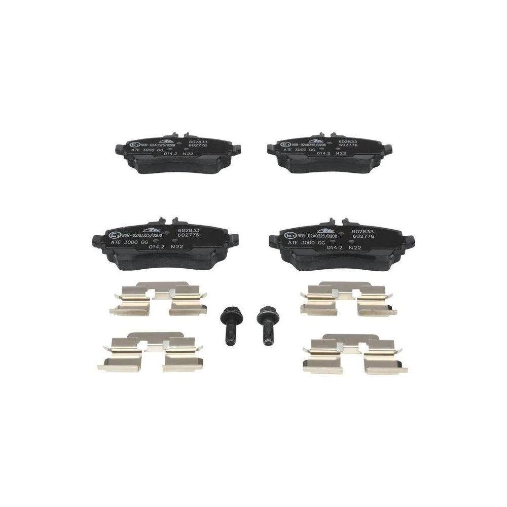 Комплект гальмівних колодок, дискове гальмо ATE 13.0460-2833.2 передній міст, фото №1 Комплект гальмівних колодок, дискове гальмо ATE 13.0460-2833.2 передній міст, фото №1