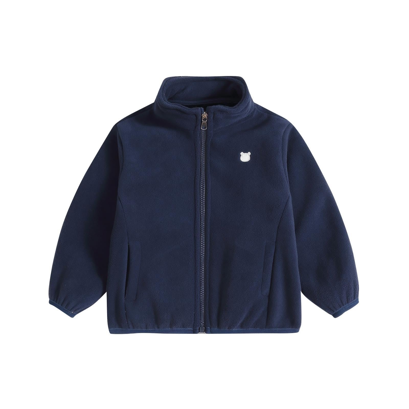 Флисовая куртка Generisch для мальчиков и девочек, плюшевая, с длинными рукавами, теплая детская куртка на молнии, повседневная куртка без капюшона с длинными рукавами для осени и зимы, мягкая и удобная (9 месяцев - 7 лет), фото №1 Флисовая куртка Generisch для мальчиков и девочек, плюшевая, с длинными рукавами, теплая детская куртка на молнии, повседневная куртка без капюшона с длинными рукавами для осени и зимы, мягкая и удобная (9 месяцев - 7 лет), фото №1