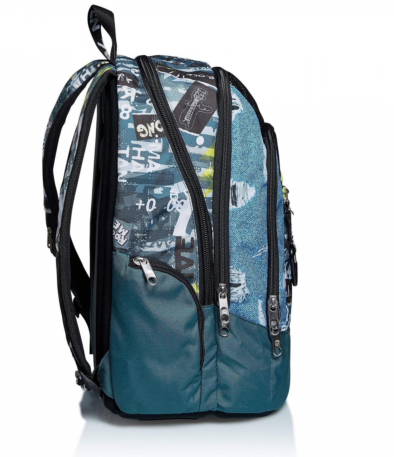 Рюкзак Seven Advanced Space Check Unisex, джинсовий синій, фото №3