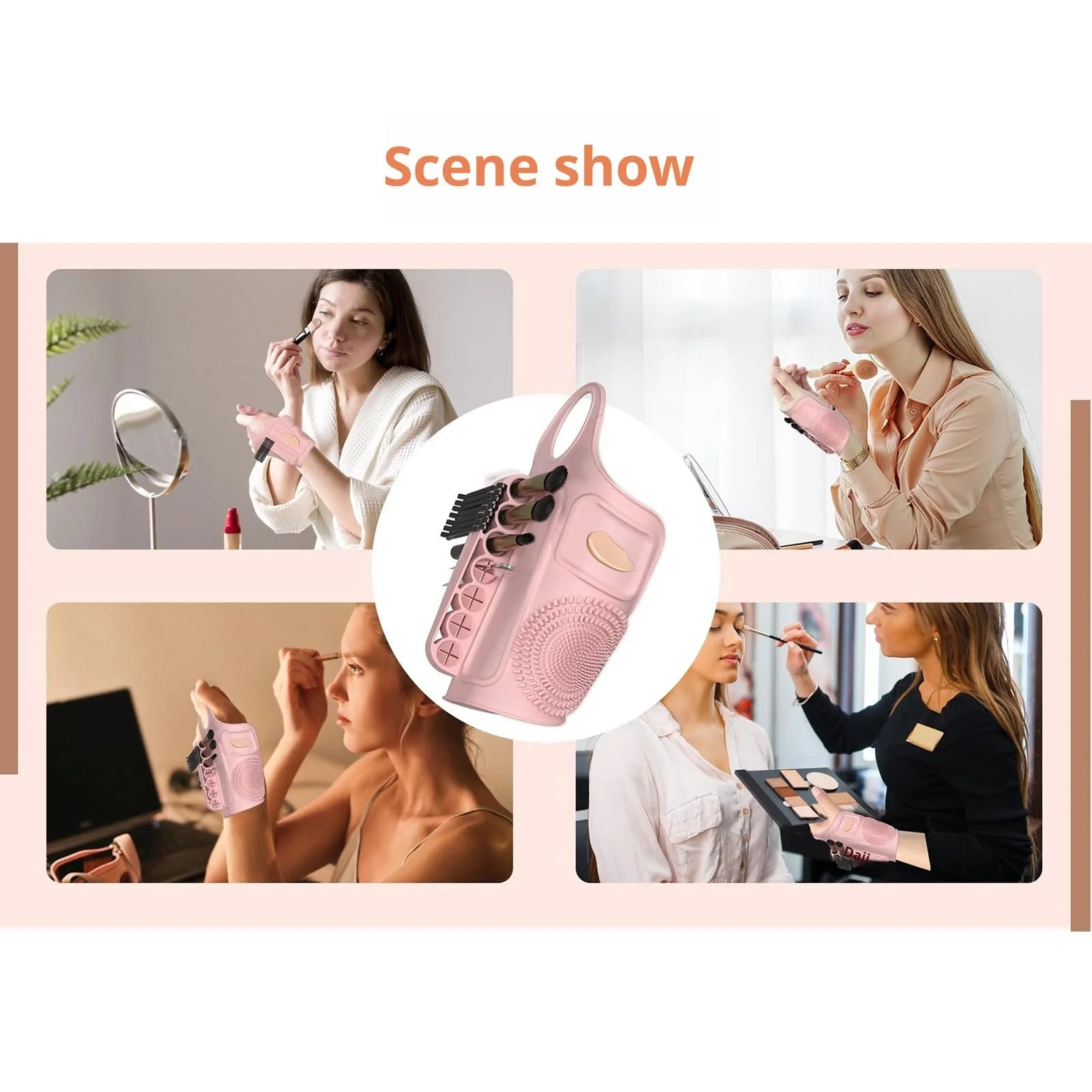 Инструмент для макияжа Силиконовый регулируемый многоразовый, фото №4