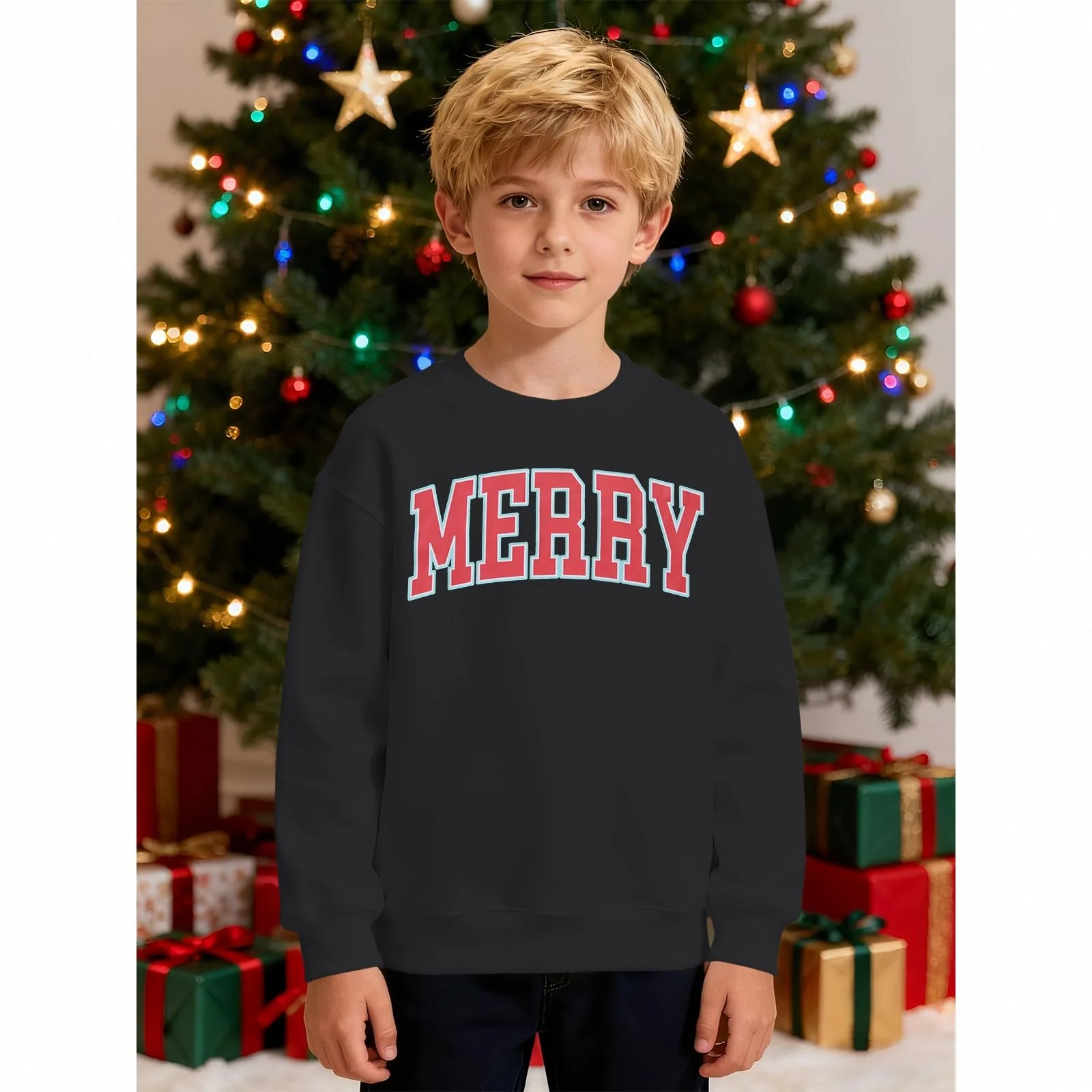 Дитячий світшот C&M WODRO Різдвяний Принт, фото №3