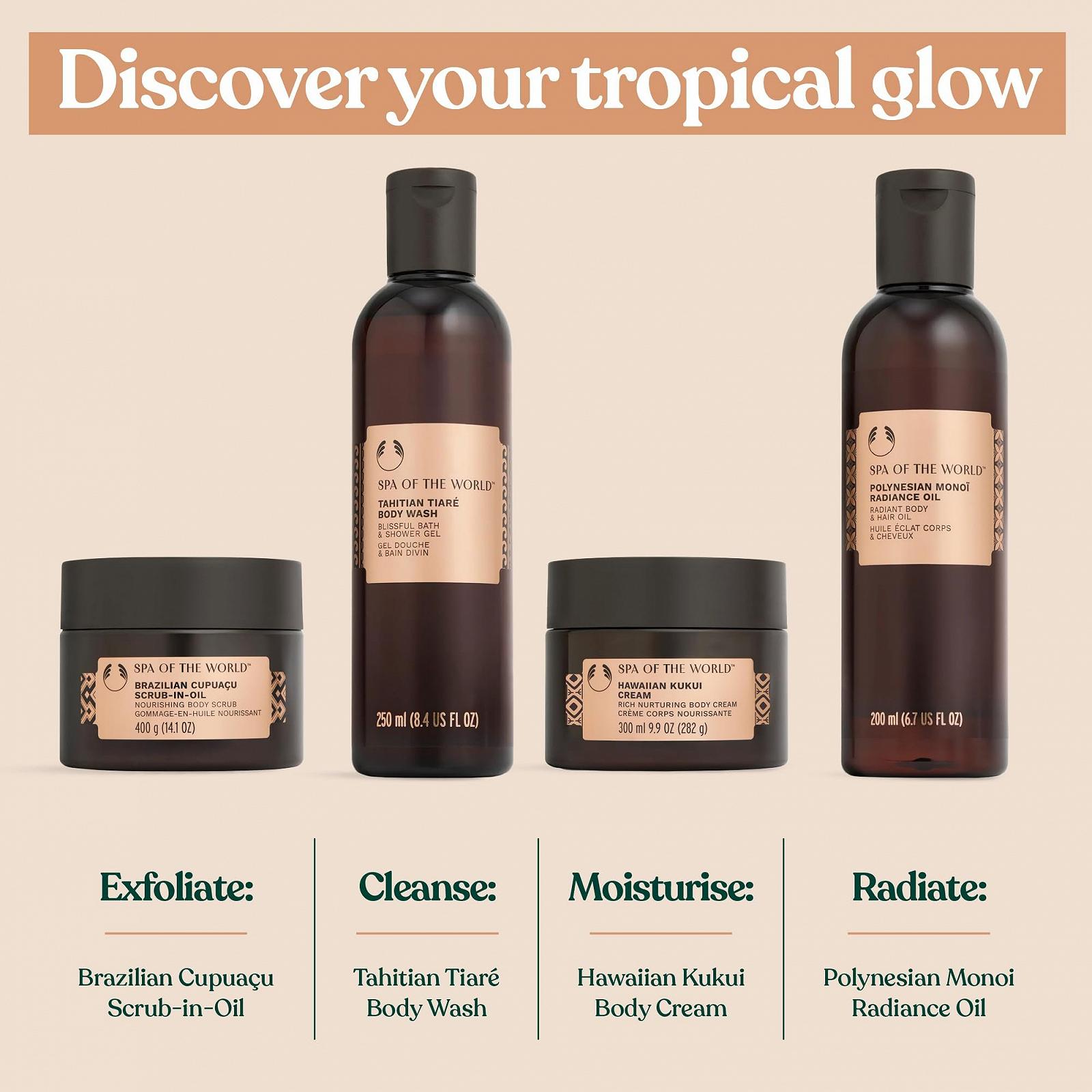 Гель для душу The Body Shop Spa of the World Tahitian Tiaré Body Wash з екстрактом квітки тіаре 250 мл, фото №6