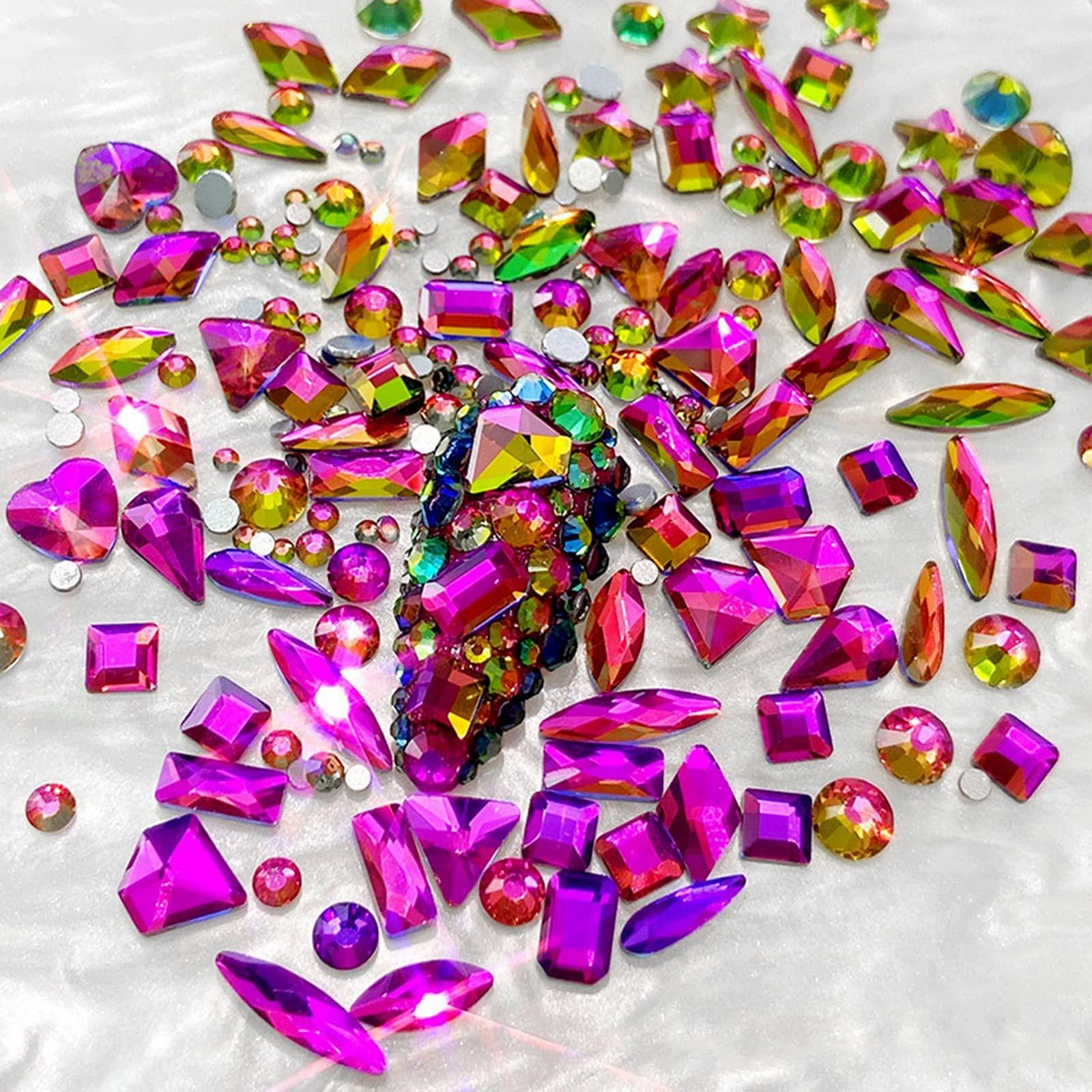 Украшения для ногтей Мини Стекло Симфония Стразы для девочек Многоцветный, фото №6