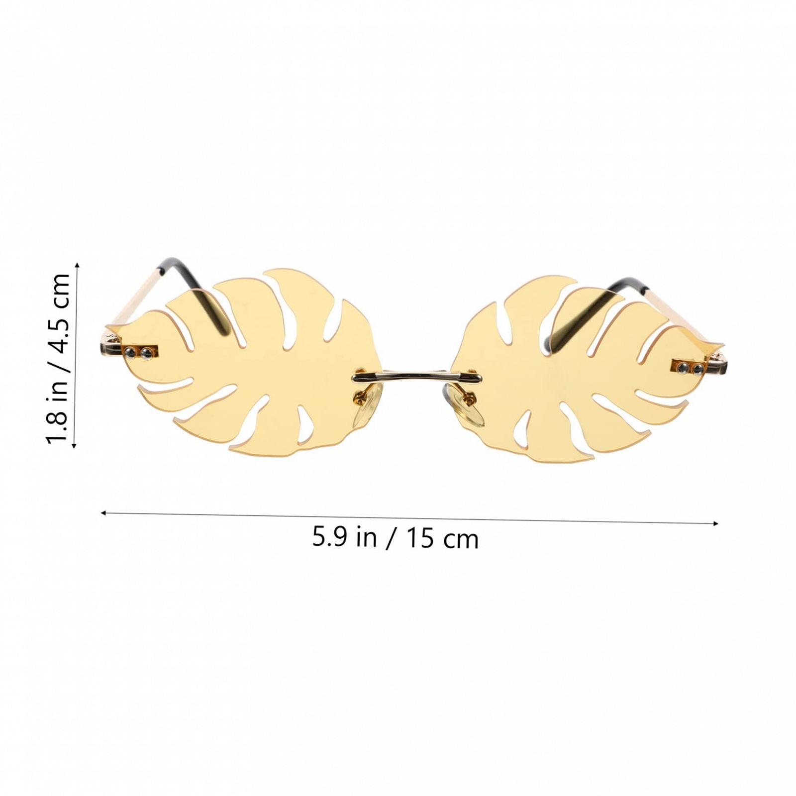 Солнцезащитные очки Письмо PACKOVE Набор из 2 шт. Желтый, фото №9