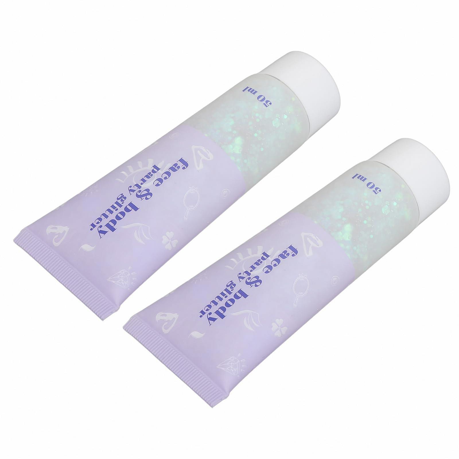 Гель-блискітки для тіла 50 мл Білі (06 White) 2 шт., фото №5 Гель-блискітки для тіла 50 мл Білі (06 White) 2 шт., фото №5