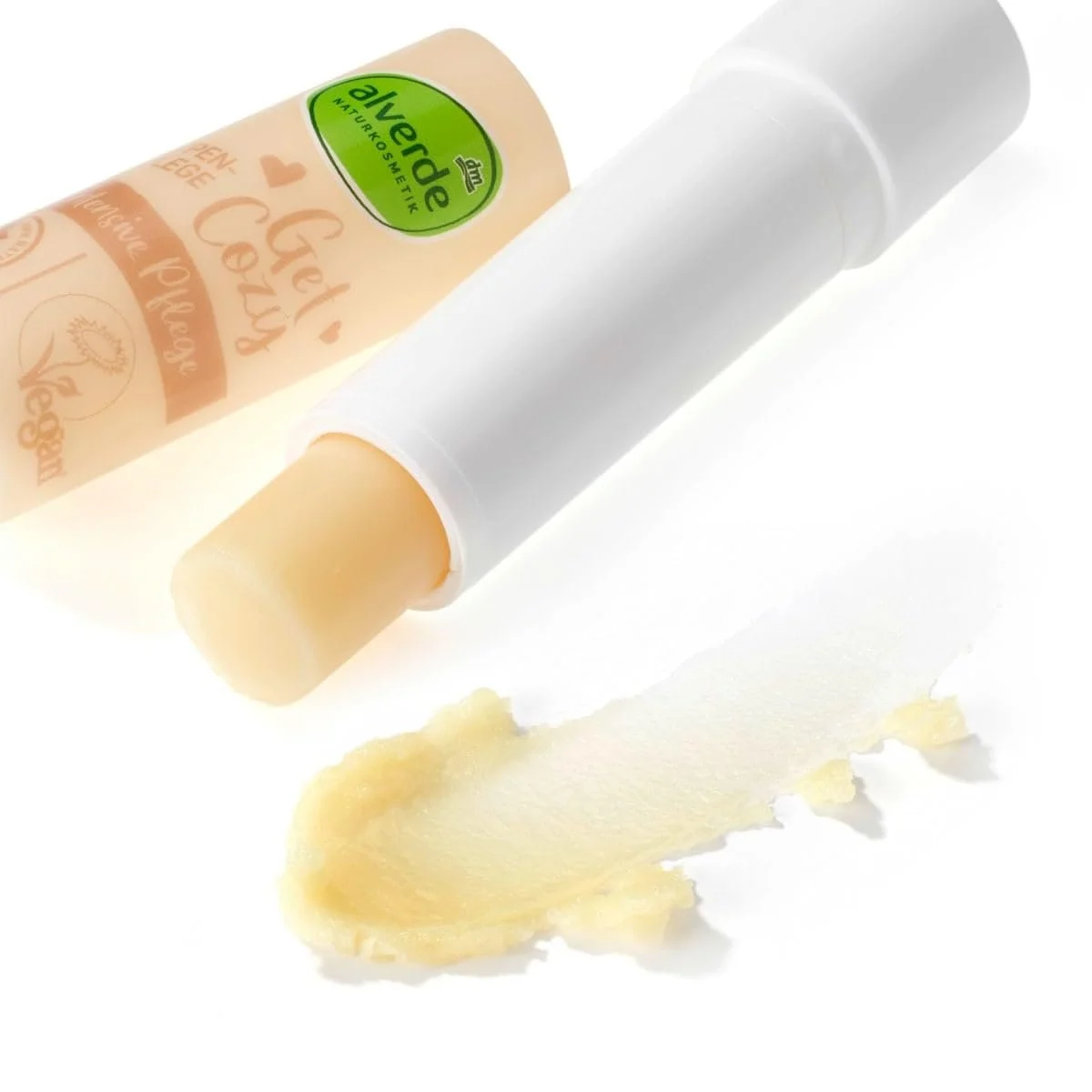 Набір для догляду за шкірою Alverde Natural Cosmetics з 3 предметів: Бальзам для губ + Крем & Маска для рук 2-в-1 (2 x 75 мл), 150 мл, фото №3