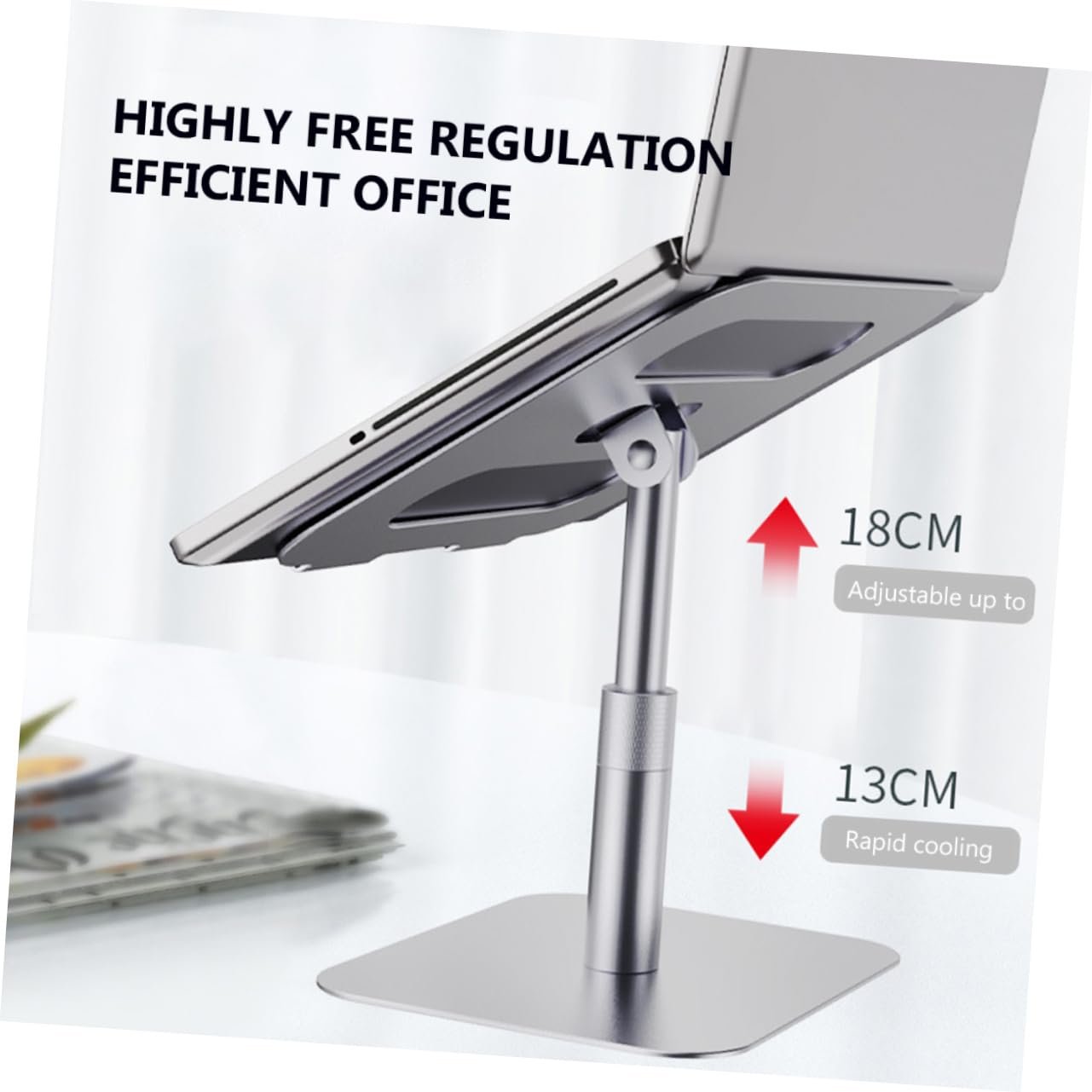 Підставка для ноутбука HOMSFOU Портативна складна Нековзна, фото №5