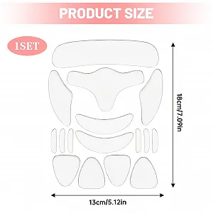 Силіконові пластирі від зморшок - Анти-зморшкові пластирі для обличчя та декольте (16 штук в упаковці) synthetic.ua - Фото 1