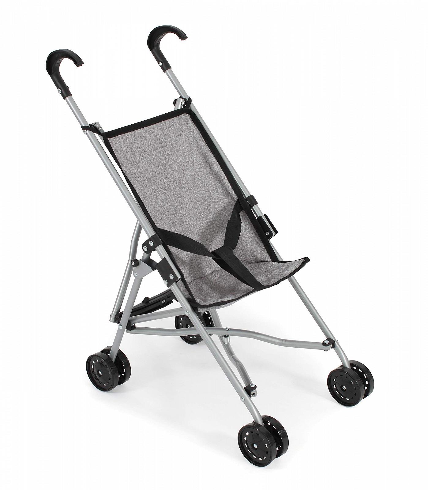 Коляска Funny Doll's Pram Mini Buggy Melange Grey, фото №1