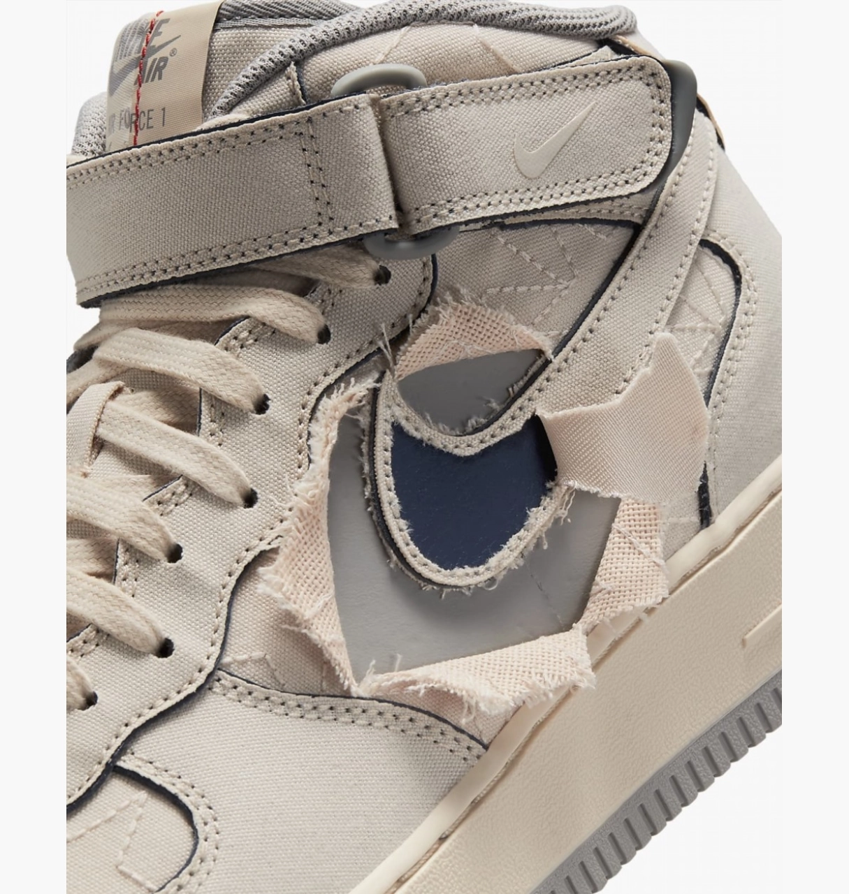 Кросівки NIKE AIR FORCE 1 MID 07 LX BEIGE 46, фото №3