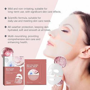 Маска Tkekruh Зволожуюча, омолоджуюча, для пружності шкіри для всіх типів шкіри, 4 шт synthetic.ua - Фото 1