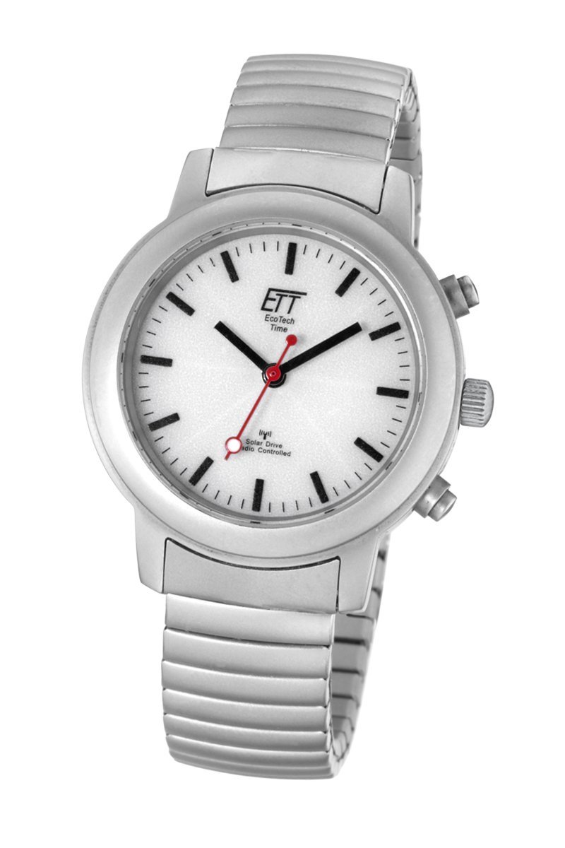 Жіночий аналоговий годинник ETT Eco Tech Time Funk Solar ELS-11188-11M, сріблястий, фото №1