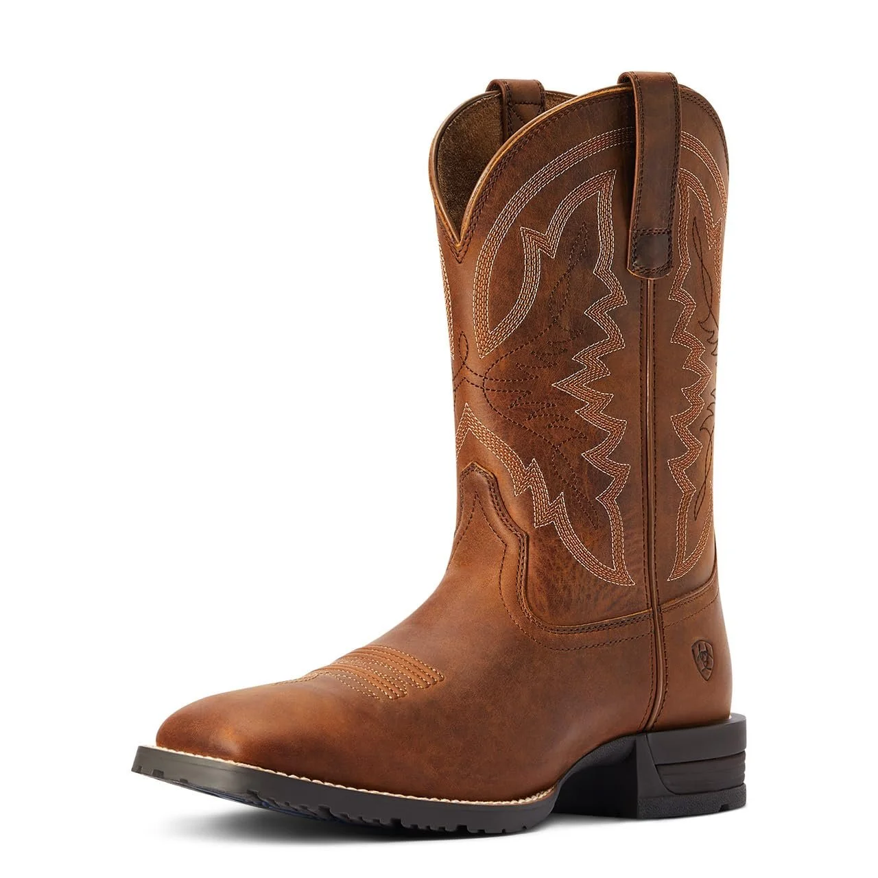 Чоботи Western ARIAT Hybrid Ranchwor X50 Cushion шкіряні коричневий/синій, 42 EU, фото №1