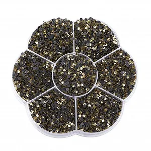 Стразы Круглые Emoshayoga Светло-желтый, 14400 шт synthetic.ua - Фото 1