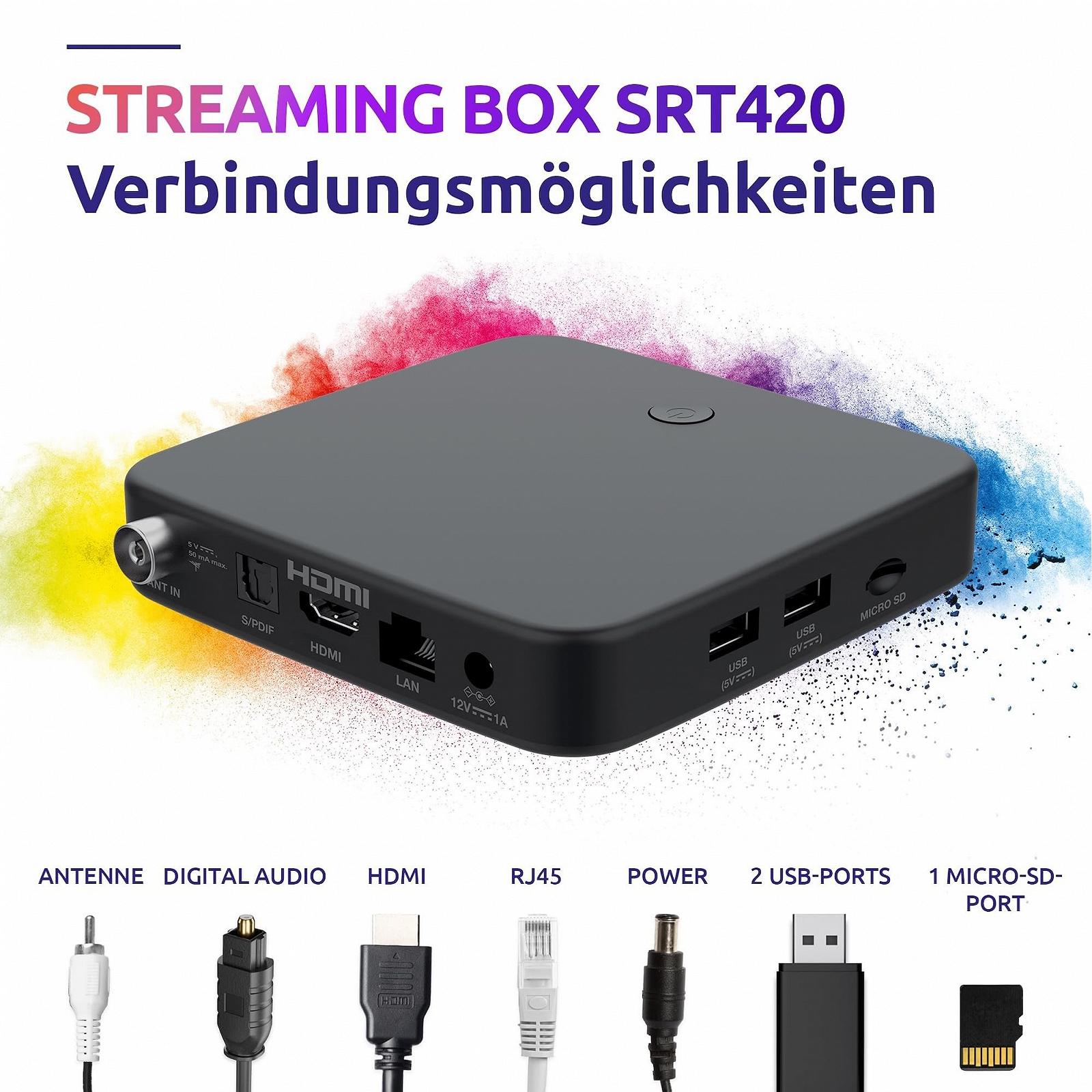 Медиаплеер STRONG Android TV DVB-T2 4K UHD SRT420 Chromecast, фото №5