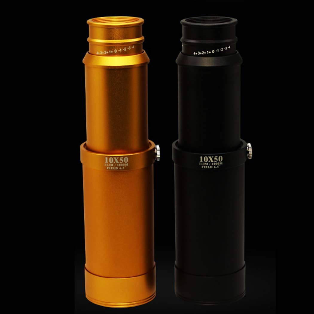 Монокулярний телескоп Stretch 10x50 Full Optical High Power HD Gold, фото №6