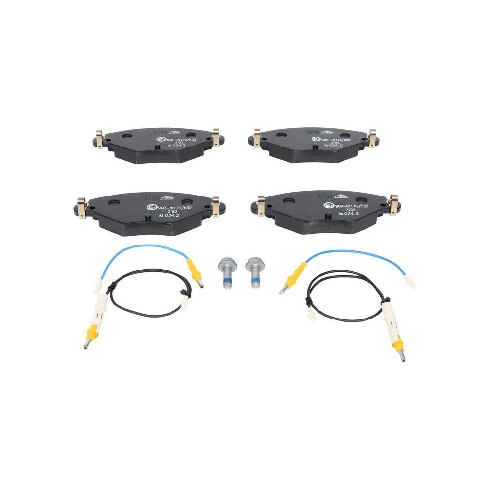 Комплект гальмівних колодок дискового гальма ATE 13.0460-3997.2 для CITROËN передній міст, фото №1