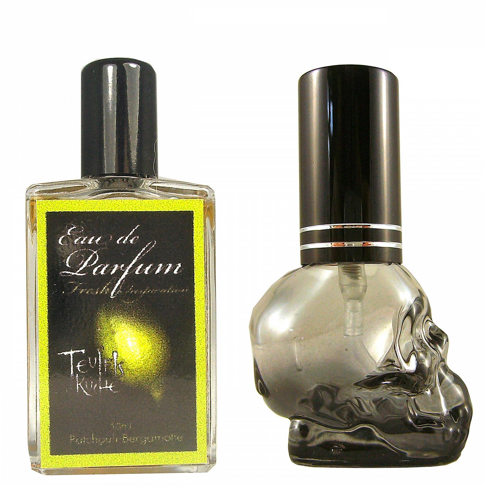 Парфуми Teufelsküche Skull Patchouly з бергамотом, жіночі, готичні, міні-флакон, 10 мл, фото №1