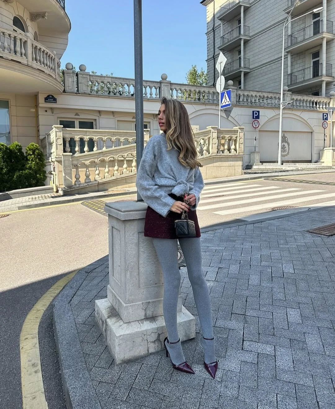 Сірі однотонні щільні бавовняні колготки для дівчини класичні без малюнка, фото №1