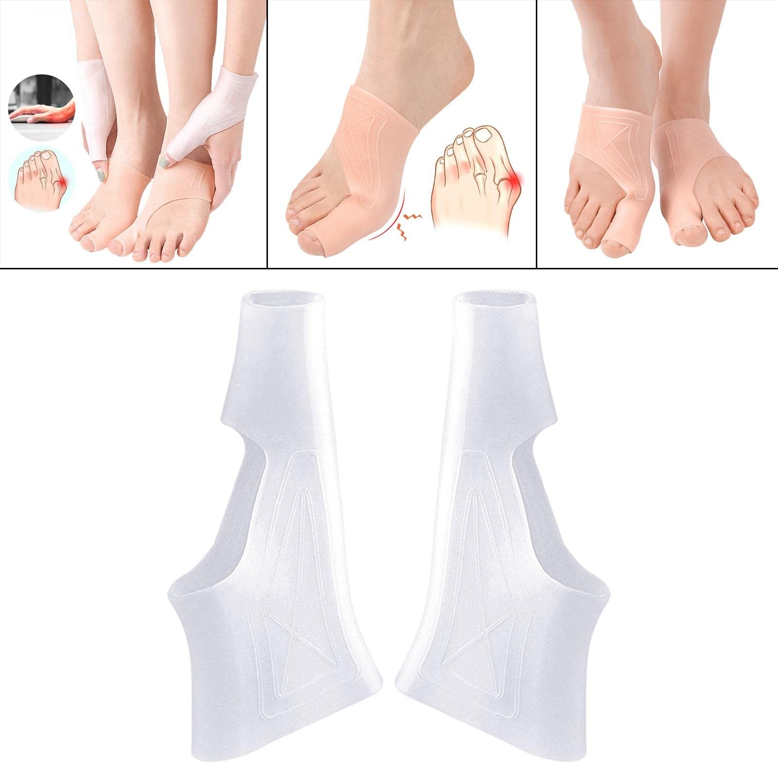 Накладка для большого пальца стопы Oshhni Легкая ортопедическая удобная для защиты сустава, фото №3