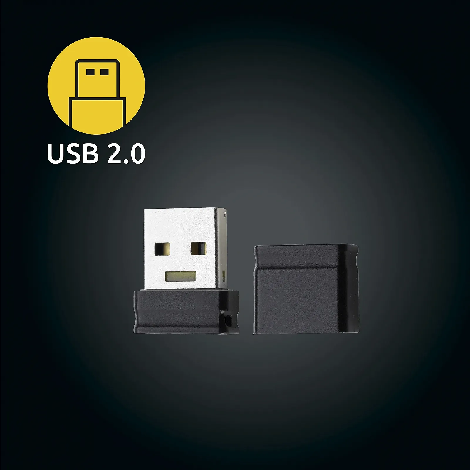 USB-флеш-накопичувач Intenso Micro Line Black, фото №3