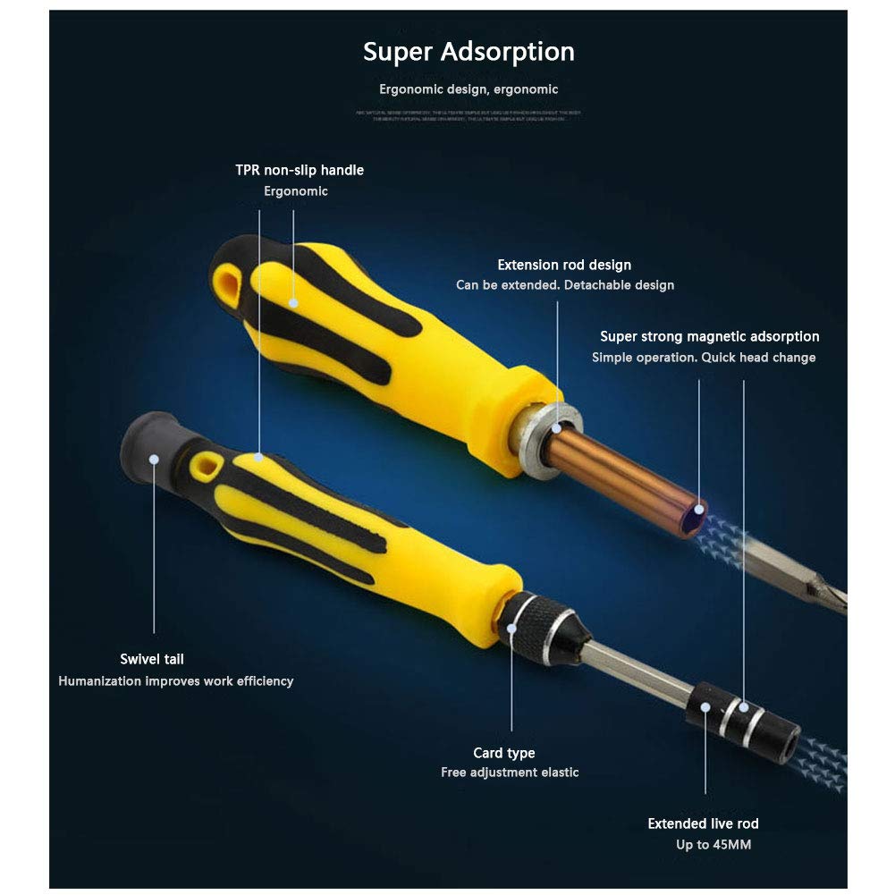 Набор отверток Precision 70-in-1 Professional Electronic Repair Kit, фото №5