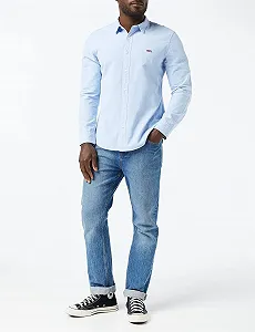 Мужская рубашка LEVIS LS BATTERY HM SHIRT SLIM Lyon Battery - S - Фото 1