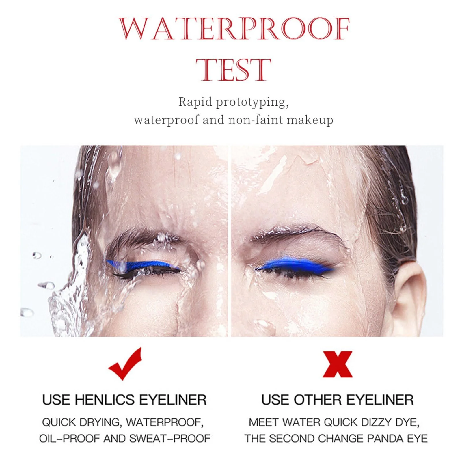 Жидкая Подводка для Глаз Матовый Высокопигментированный водостойкая Разноцветный (8 цветов), фото №3 Жидкая Подводка для Глаз Матовый Высокопигментированный водостойкая Разноцветный (8 цветов), фото №3