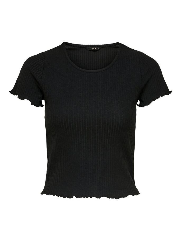 Блуза ONLEMMA SHORT TOP NOOS JRS 15201206  ONLY Чорний L, фото №4