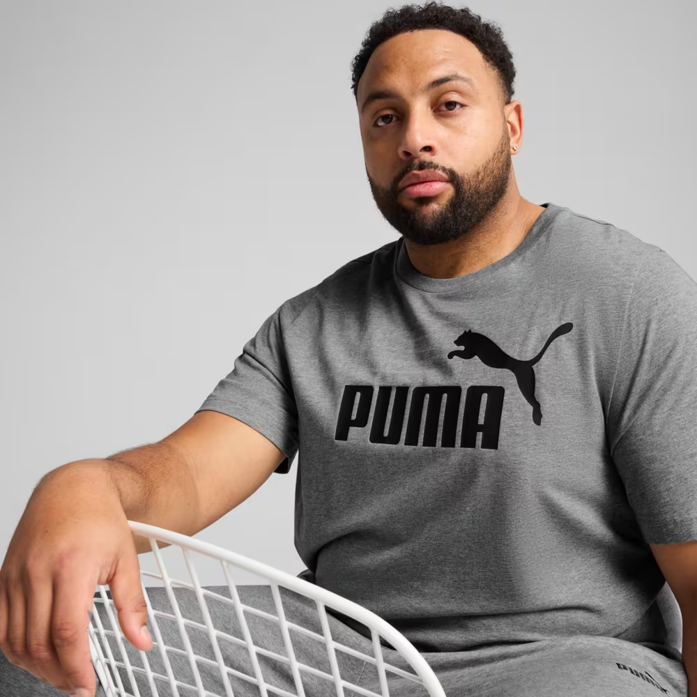 Футболка ESS No. 1 Logo Tee 68253203 Puma Сірий L, фото №2