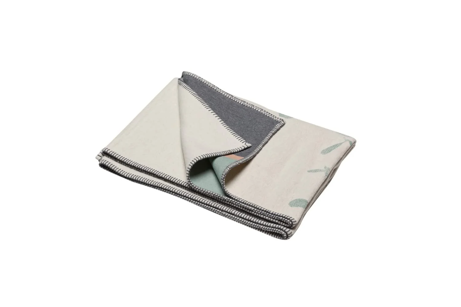 Одеяло David Fussenegger Mistletoe / with Love Raw White 200 x 140 см, фото №3