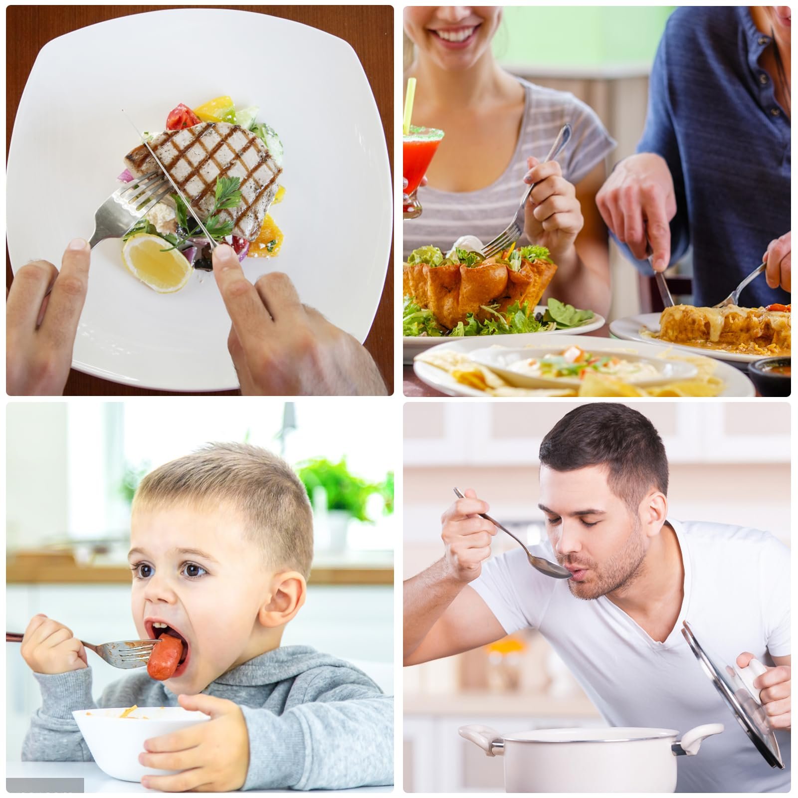 Набор столовых приборов для путешествий ZSRVAJ с футляром для 1 человека, портативный набор из нержавеющей стали, фото №6 Набор столовых приборов для путешествий ZSRVAJ с футляром для 1 человека, портативный набор из нержавеющей стали, фото №6