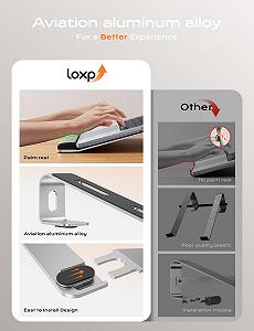 Подставка для ноутбука с поддержкой запястья, эргономичная съемная подставка для ноутбука, для MacBook Air Pro, HP, Dell, XPS, HP synthetic.ua - Фото 1