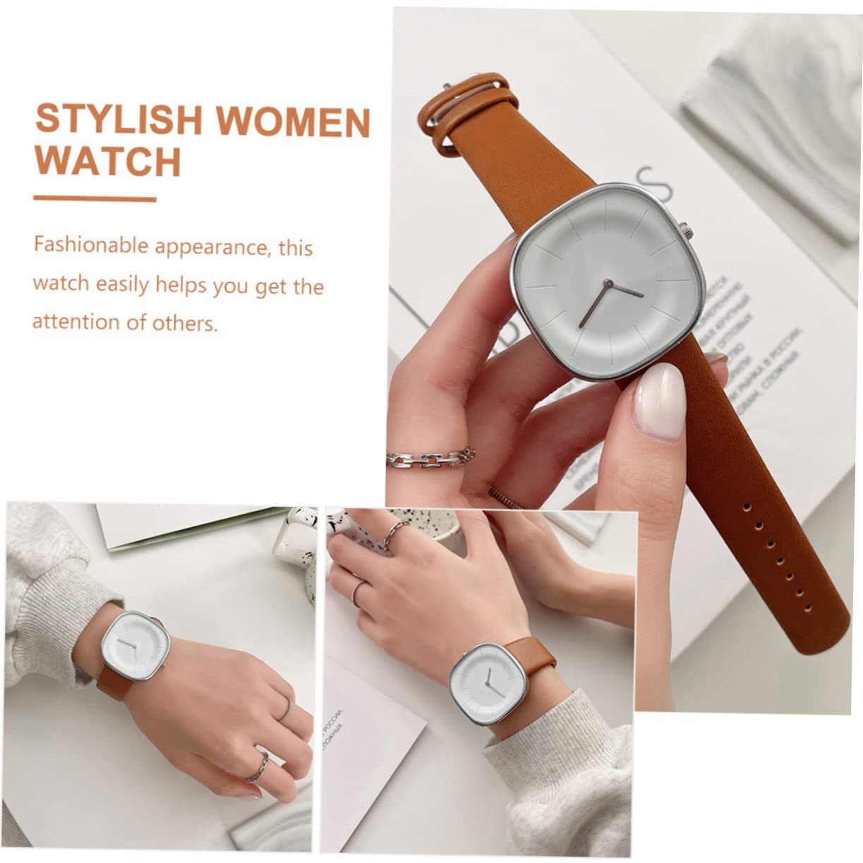 Healvian Часы наручные женские Модные часы с комфортным браслетом Минималистичный дизайн, фото №5 Healvian Часы наручные женские Модные часы с комфортным браслетом Минималистичный дизайн, фото №5