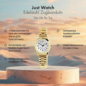 Женские часы Just Watch Lumina, стальной браслет, легко читаемые, 27.5 мм, 14 мм, люминесцентные стрелки, 24-часовой дисплей цена на synthetic.ua - Фото 1 Женские часы Just Watch Lumina, стальной браслет, легко читаемые, 27.5 мм, 14 мм, люминесцентные стрелки, 24-часовой дисплей synthetic.ua - Фото 1