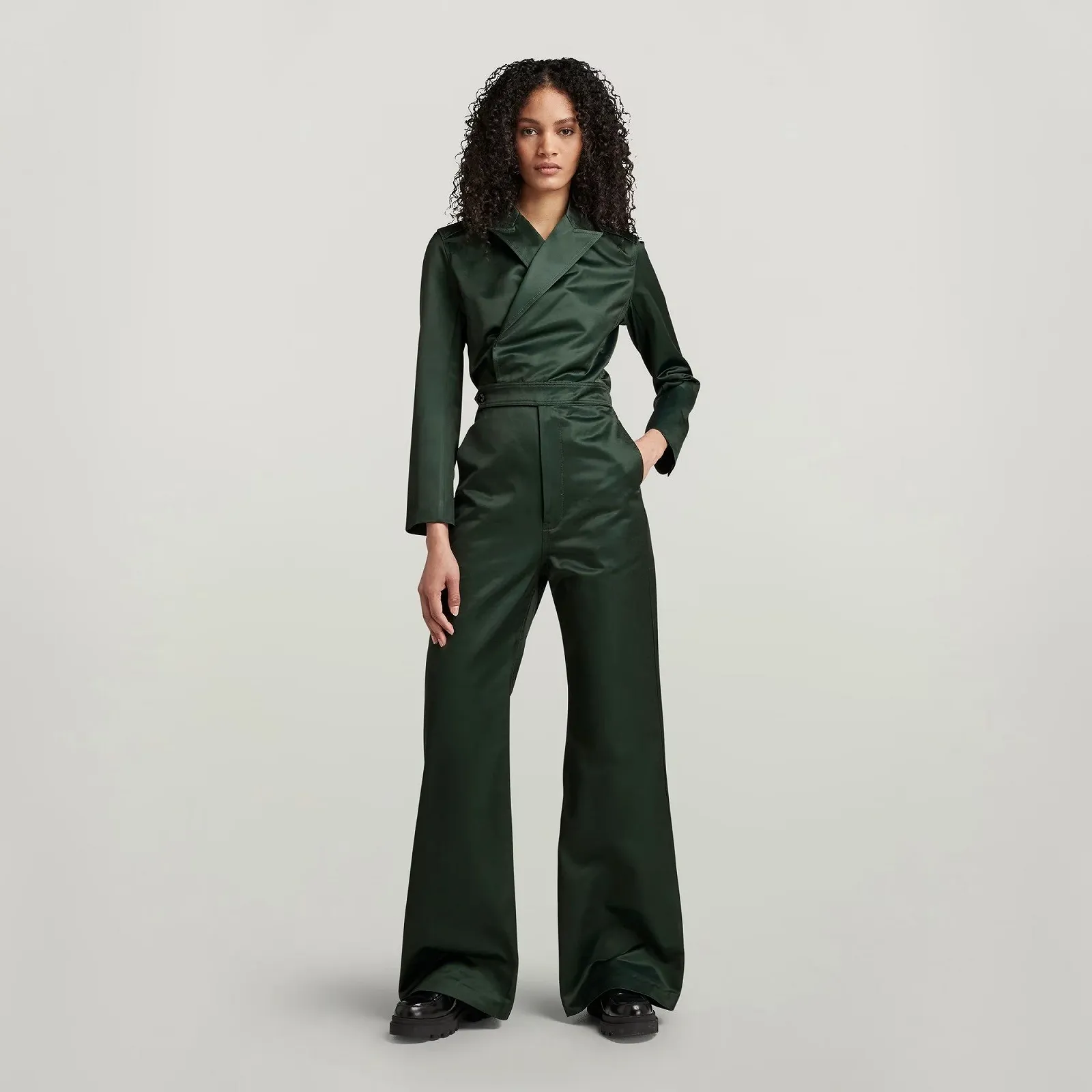 Жіночий комбінезон G-Star Panzer Jumpsuit Soiree Sateen - S, фото №1