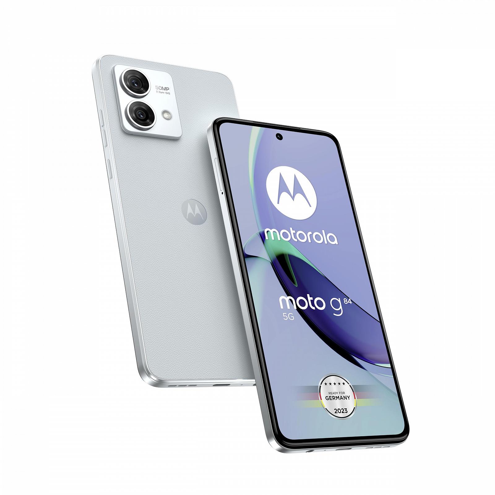 Смартфон Motorola Moto g84 5G 8/256GB 6.5" FHD+ Marshmallow Blue, фото №1