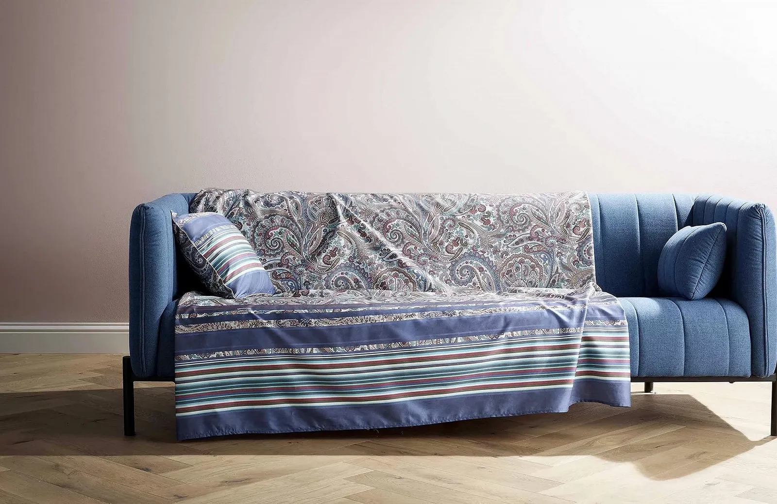 Покривало Bassetti NOTO 9322044 Бавовна Сірий G1 270 x 270 см, фото №2