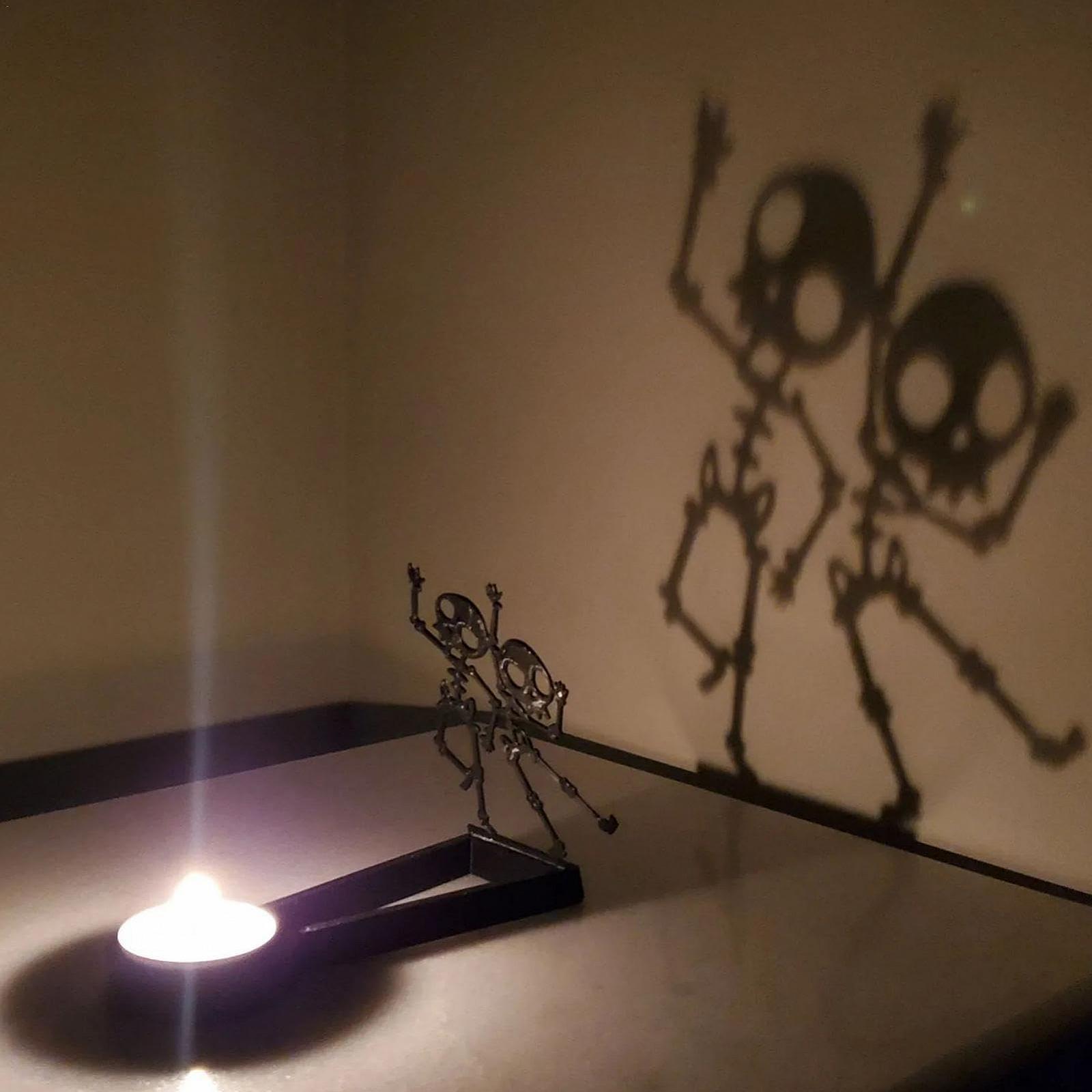 Подсвечник Metal Artwork Scary Halloween Parties Gothic Black, фото №2
