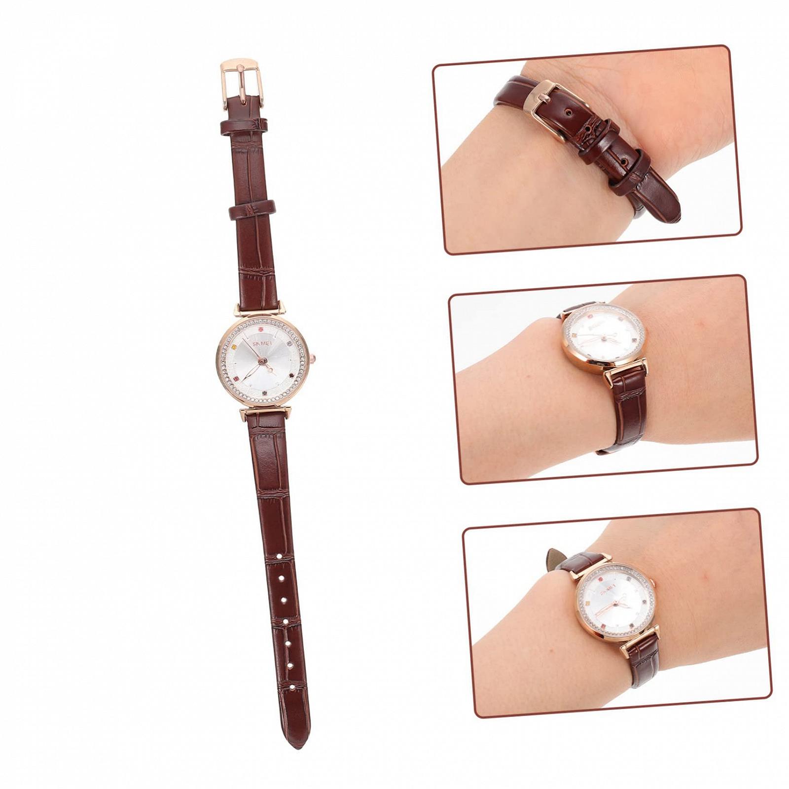 Часы наручные Женские OATIPHO Edelstein с зеркальным браслетом, легкие, регулируемые, повседневные, стекло, белый, фото №6 Часы наручные Женские OATIPHO Edelstein с зеркальным браслетом, легкие, регулируемые, повседневные, стекло, белый, фото №6