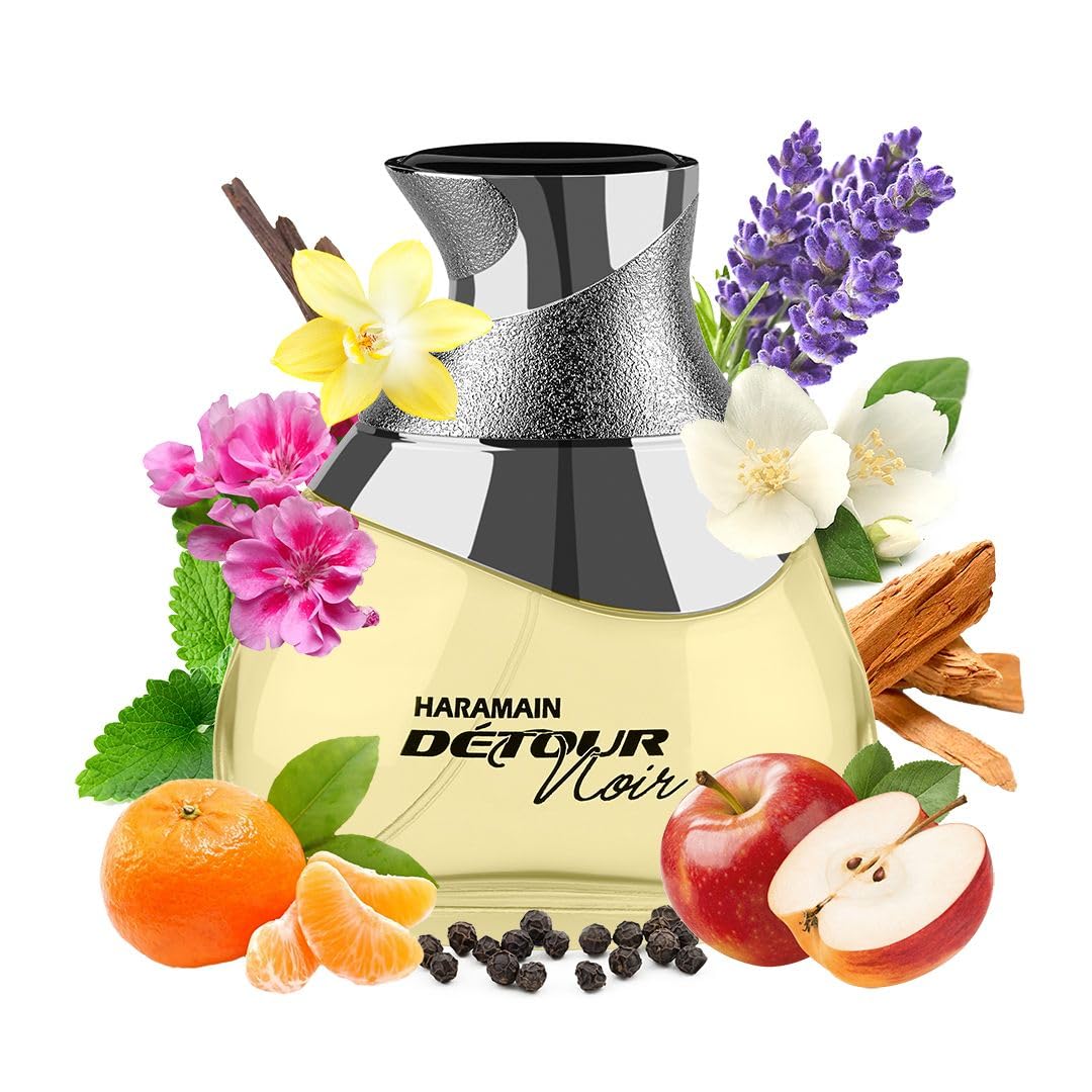 Парфюм Al Haramain Detour Noir Eau de Parfum Спрей 100 мл, фото №3 Парфюм Al Haramain Detour Noir Eau de Parfum Спрей 100 мл, фото №3