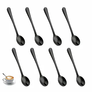 Ложки маленькие из нержавеющей стали, 8 штук - Фото 1