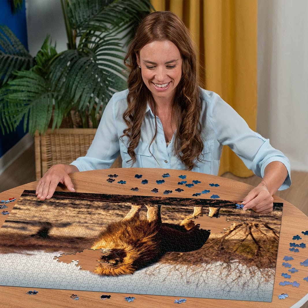 Пазл Ravensburger Лев 12000733 1500 деталей Животные, фото №4 Пазл Ravensburger Лев 12000733 1500 деталей Животные, фото №4