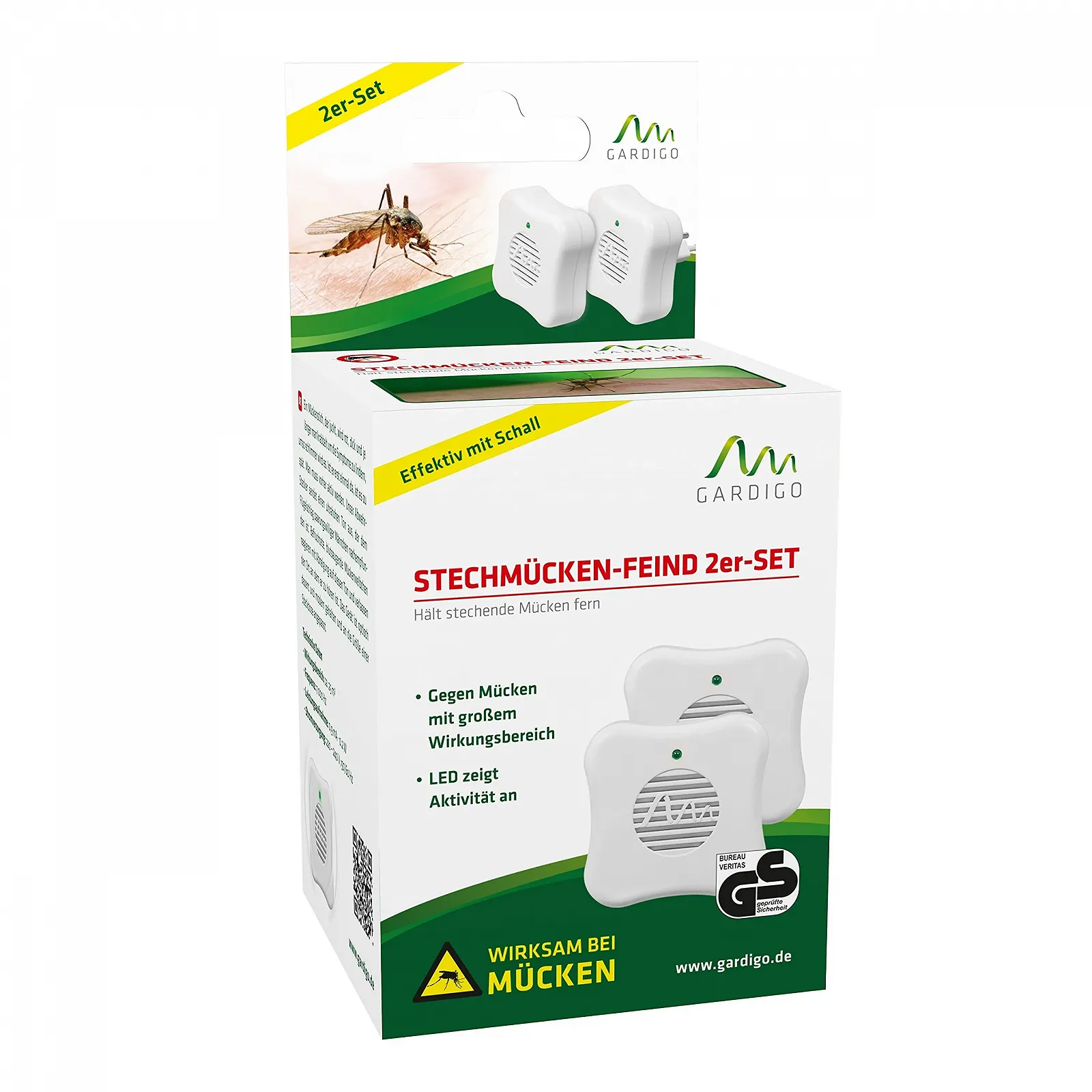Відлякувач комарів GARDIGO Mosquito Plug 2 шт. 25 м², фото №7