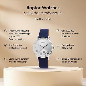 Женские часы Raptor RA10177, аналоговые, кварцевые, кожаный ремешок, элегантные, с блестками и стразами цена на synthetic.ua - Фото 1 Женские часы Raptor RA10177, аналоговые, кварцевые, кожаный ремешок, элегантные, с блестками и стразами synthetic.ua - Фото 1