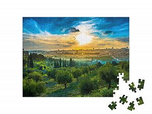 Пазл puzzleYOU Jerusalem, Landscape, Christianity, Middle East Атмосферный закат над Старым городом и Елеонской горой Иерусалима, Израиль 200 элементов цена на synthetic.ua - Фото 1 Пазл puzzleYOU Jerusalem, Landscape, Christianity, Middle East Атмосферный закат над Старым городом и Елеонской горой Иерусалима, Израиль 200 элементов synthetic.ua - Фото 1